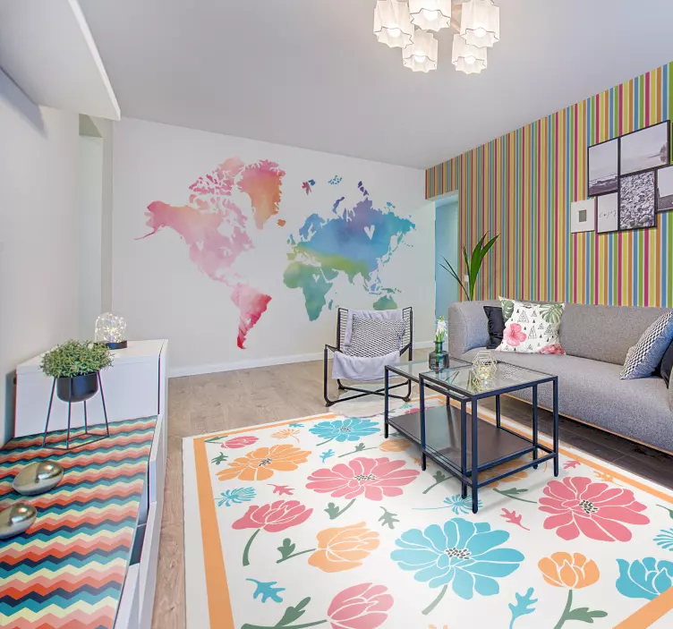 動物 シール チェブロンパターンサーフェス - TENSTICKERS