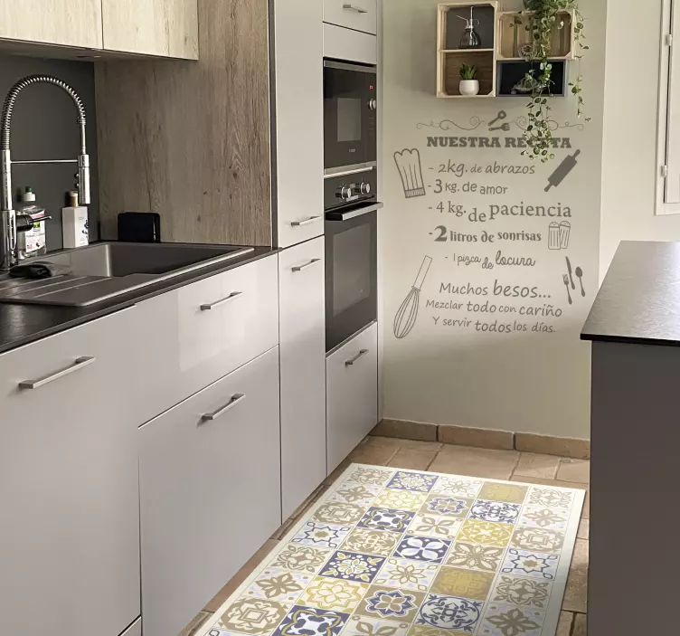 動物 シール キッチン用の私たちのレシピのビニール - TENSTICKERS