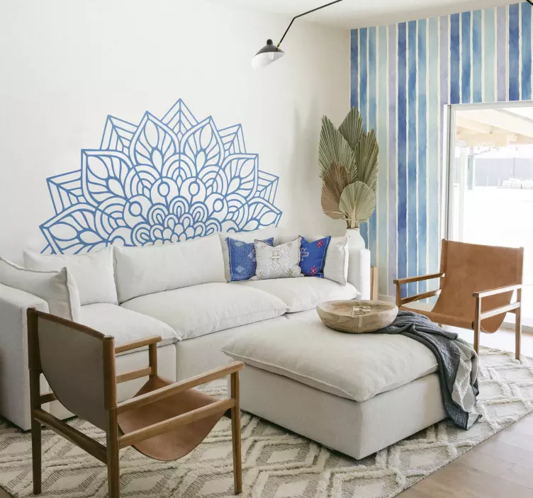 マンダラヨガヘッドボードステッカー - TENSTICKERS