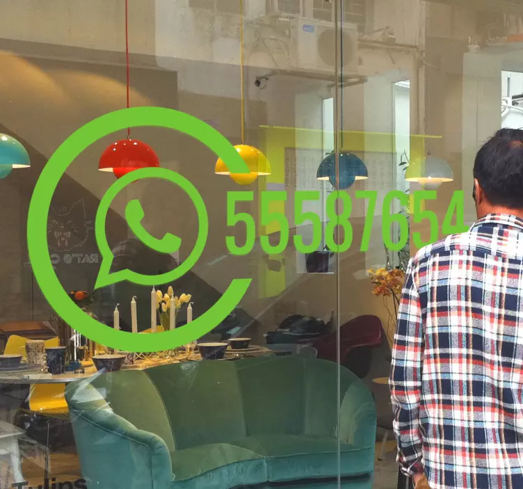 Whatsappビジネスウィンドウのステッカー - TENSTICKERS