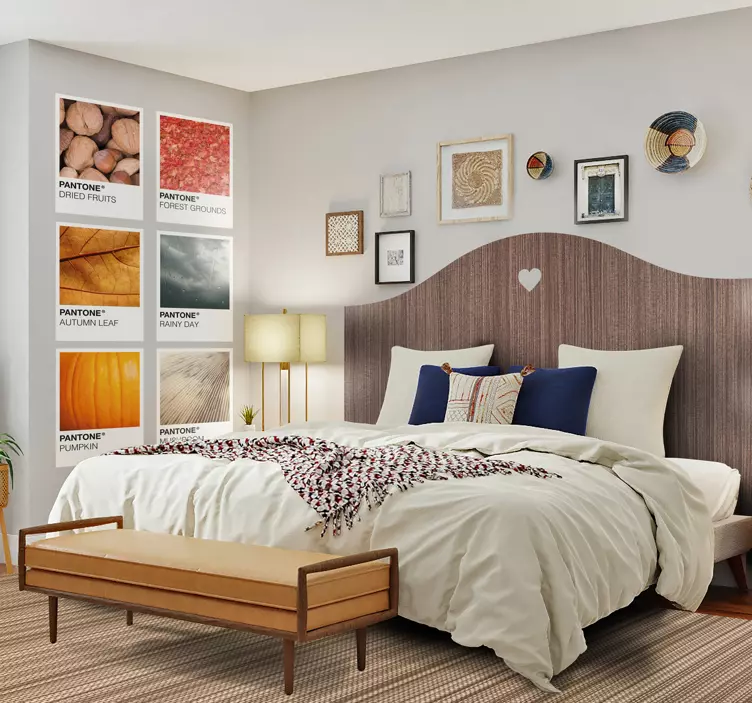 ヘッドボードの寝室のステッカー - TENSTICKERS