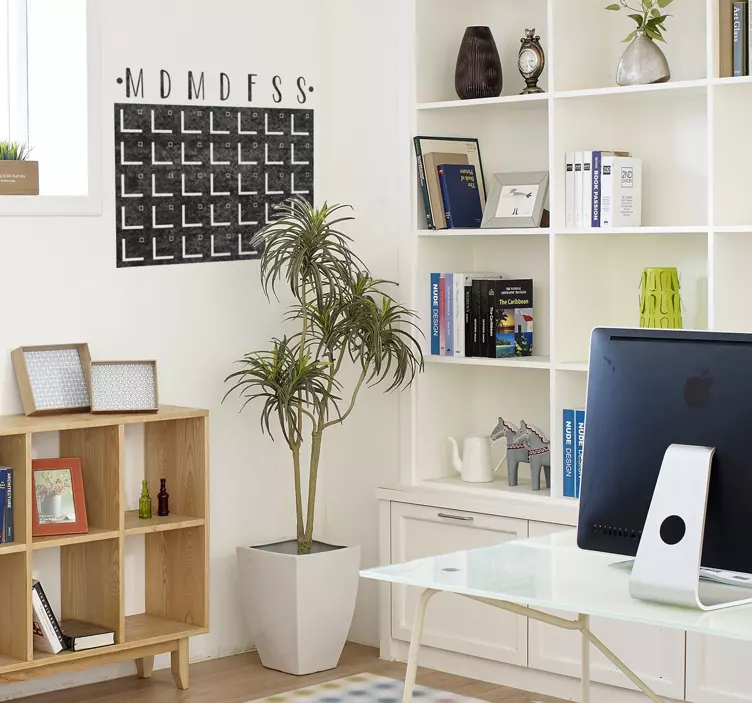 動物 シール 曜日カレンダー - TENSTICKERS