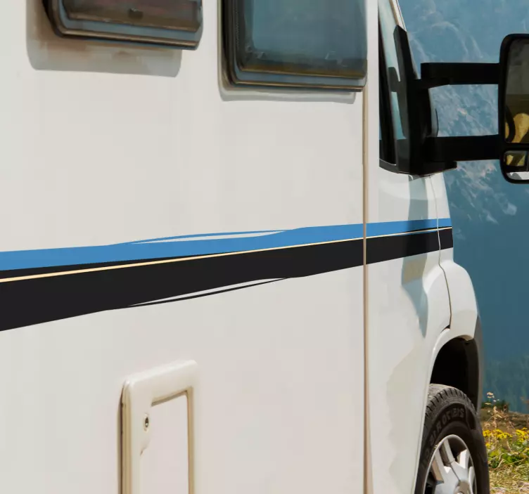 側波帯キャラバンラインステッカー - TENSTICKERS