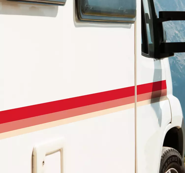 光線キャラバンステッカー - TENSTICKERS