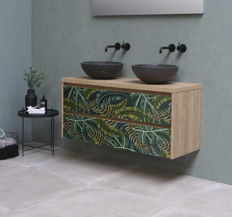 動物 シール トロピカルリーフ - TENSTICKERS