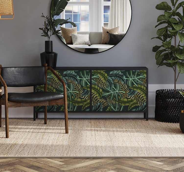 動物 シール トロピカルリーフ - TENSTICKERS