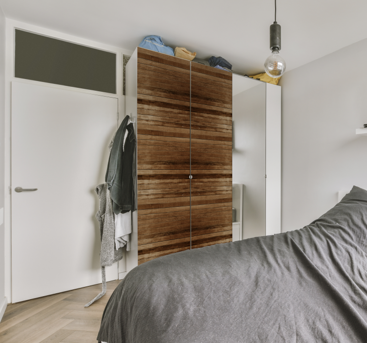 家具のステッカー 木の板 - TENSTICKERS