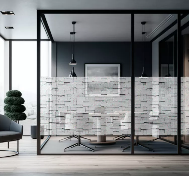 ウインドウ ステッカー 透明なテクスチャ - TENSTICKERS