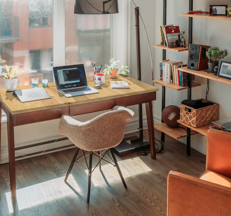 家具のステッカー 木材の明るい - TENSTICKERS