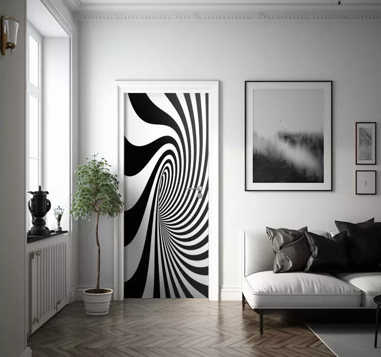 ブラックホールドアビニールステッカー - TENSTICKERS