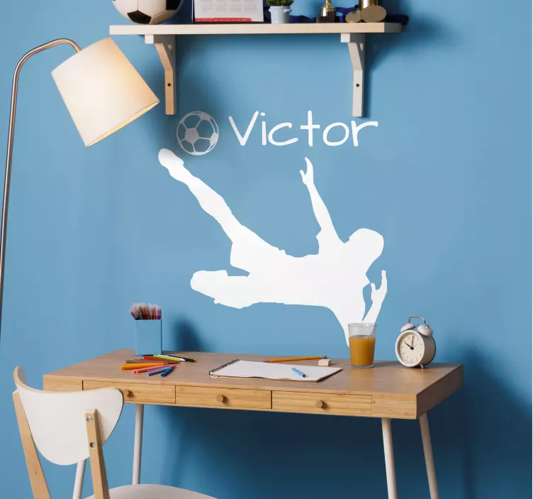 カスタマイズ可能なフットボールの選手 - TENSTICKERS