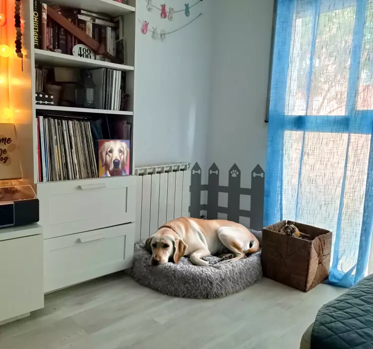 ペットの壁のステッカー 庭の囲い - TENSTICKERS