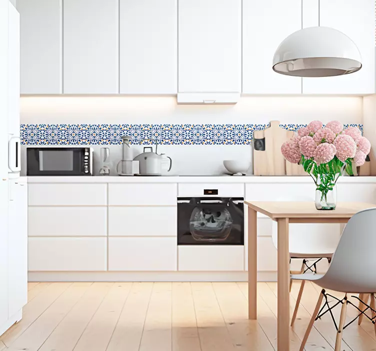 ポルトガル語線細工のタイルステッカー - TENSTICKERS