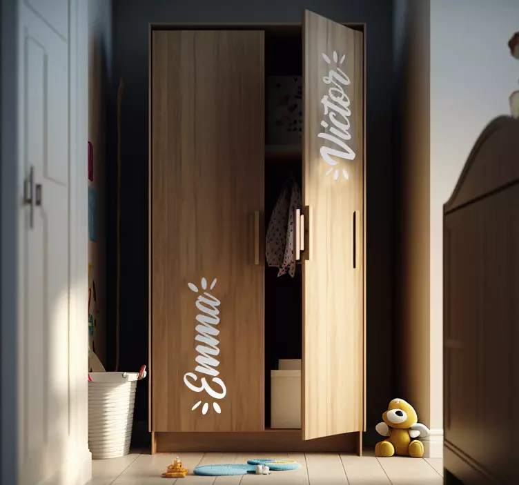 リビングルーム家具ステッカー - TENSTICKERS