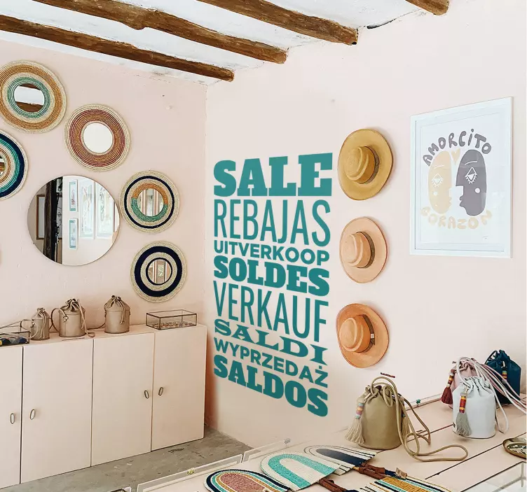 動物 シール 割引用の多言語ビニール - TENSTICKERS