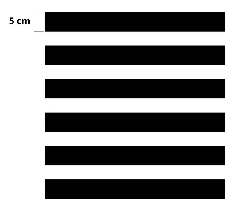 横線家具ステッカー - TENSTICKERS