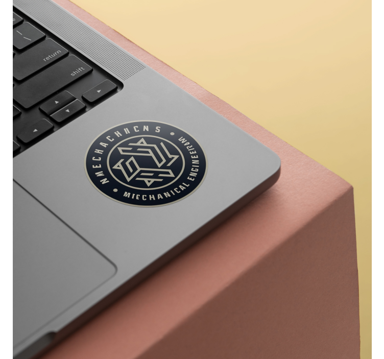 動物 シール ロゴ入りパーソナライズサークル - TENSTICKERS