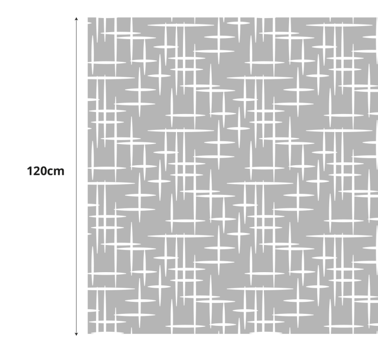 シャワーステッカー モダンなライン - TENSTICKERS