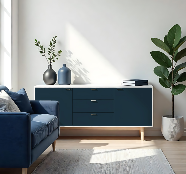 動物 シール マットダークブルー - TENSTICKERS