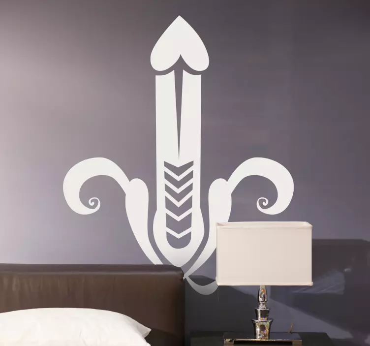 抽象的な陰茎図ステッカー - TENSTICKERS