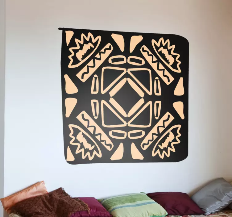 アフリカのモザイク壁ステッカー - TENSTICKERS