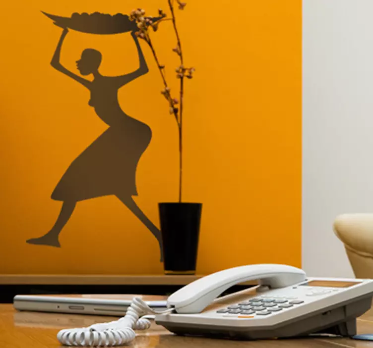 アフリカの女性の壁のステッカー - TENSTICKERS