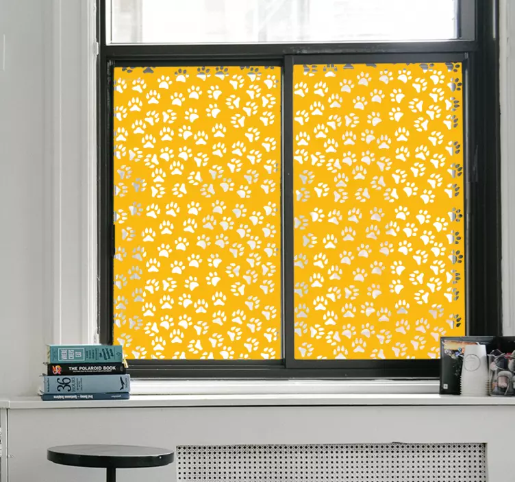 動物の足跡ウィンドウステッカー - TENSTICKERS