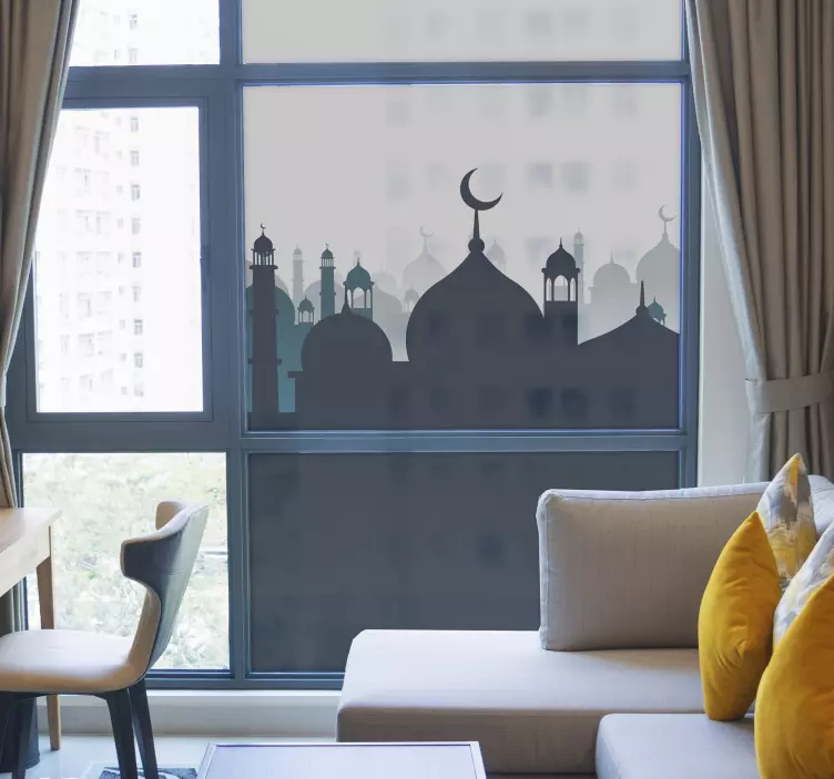 アラビア飾り窓ステッカー - TENSTICKERS