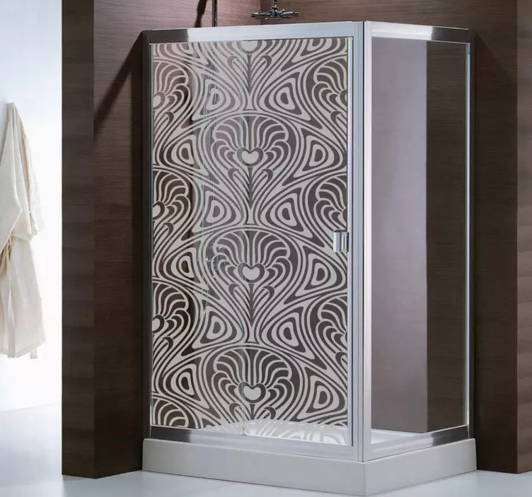 アールヌーボーシャワーステッカー - TENSTICKERS