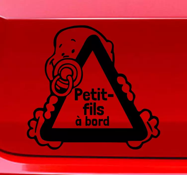 動物 シール 孫乗車用デコレーションシール - TENSTICKERS