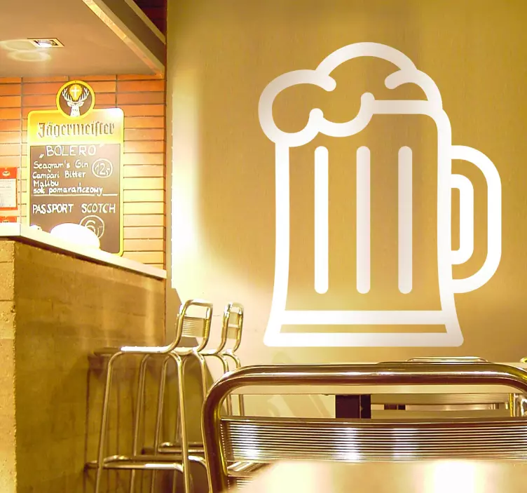 ビールアイコンステッカー - TENSTICKERS