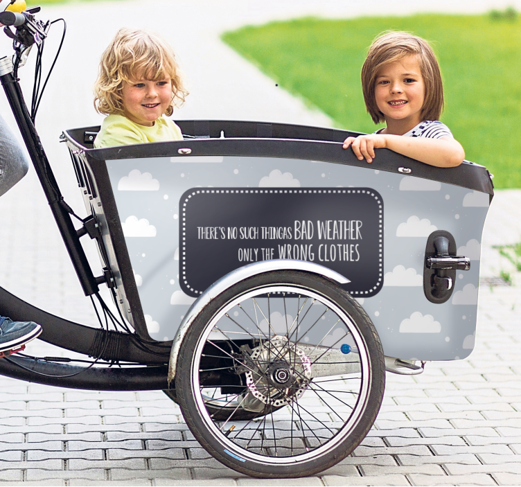 動物 シール 悪天候、服装が間違っている、と言う - TENSTICKERS