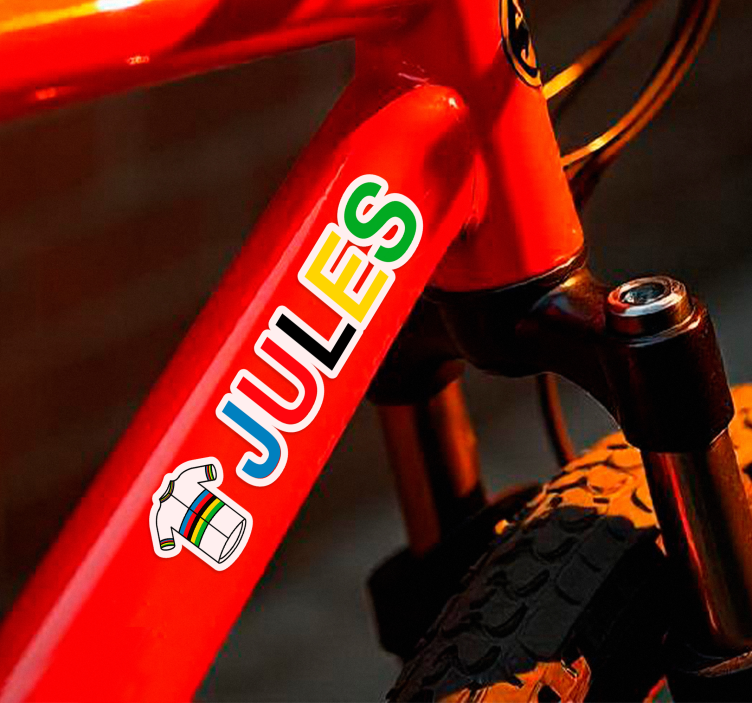 動物 シール サイクリングジャージ 世界チャンピオン - TENSTICKERS