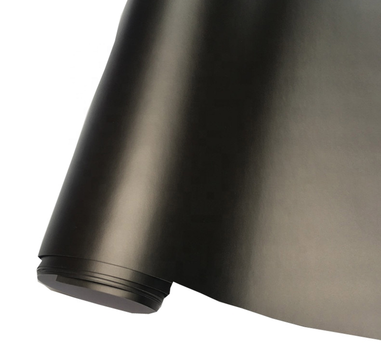 黒無地シート壁ビニール - TENSTICKERS