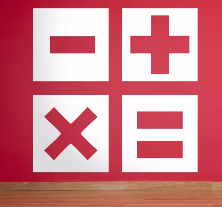 電卓サインステッカー - TENSTICKERS