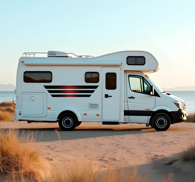 動物 シール 黒と赤のストライプ - TENSTICKERS