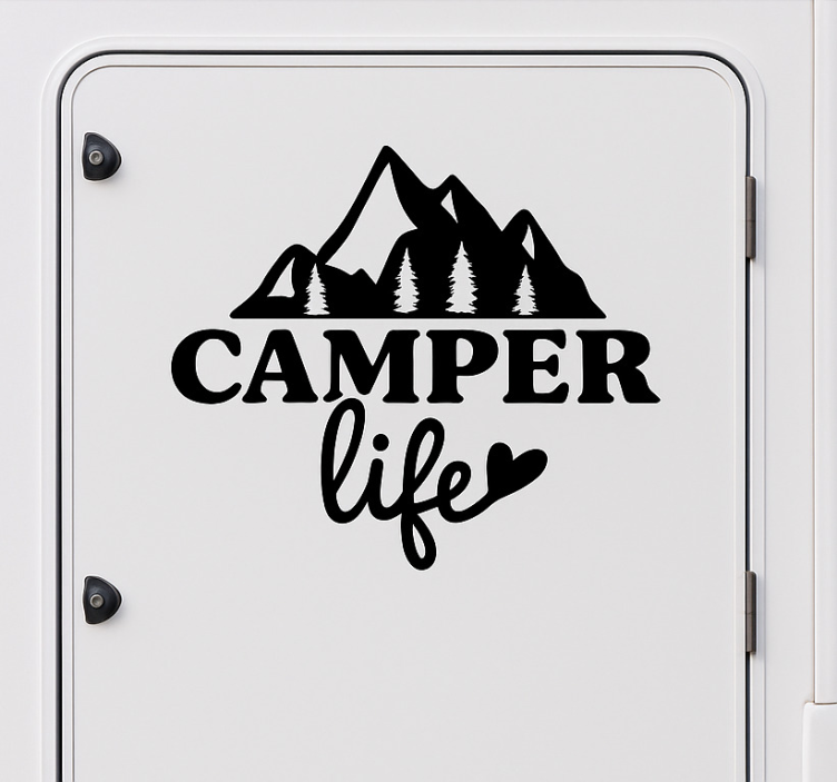 動物 シール camper life - TENSTICKERS