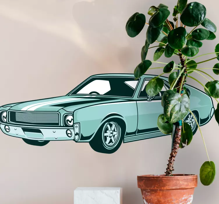動物 シール 時代を超えたレトロ自動車 - TENSTICKERS
