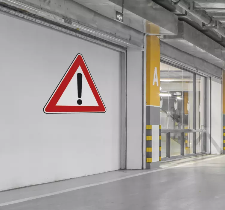 注意記号ステッカー - TENSTICKERS