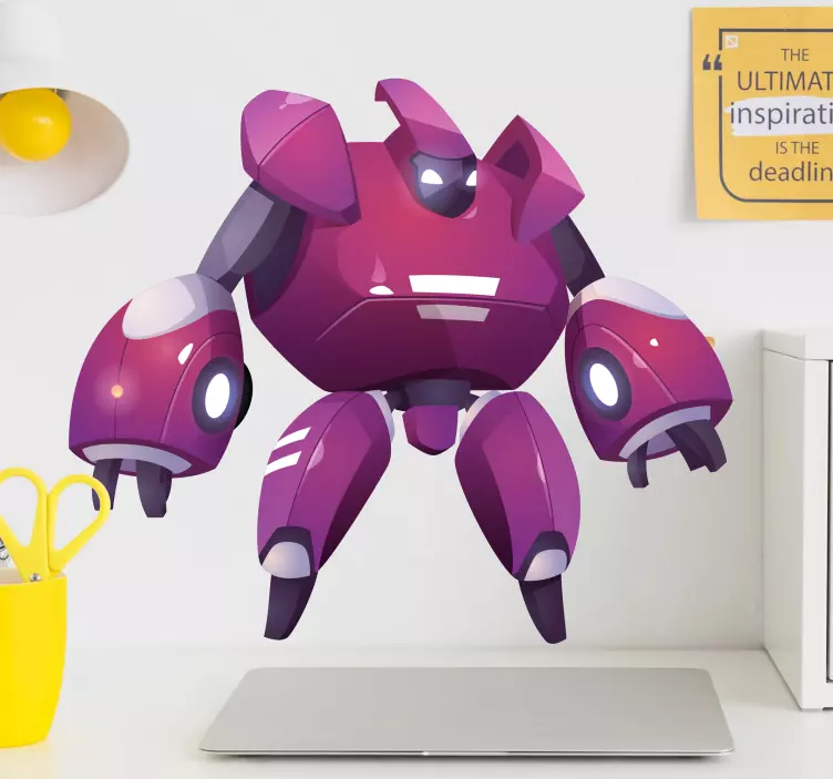 動物 シール 未来的なロボットデザイン - TENSTICKERS