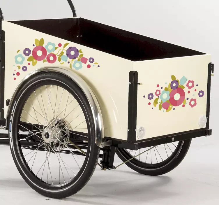 クリスチャニアバイクビニールステッカー - TENSTICKERS