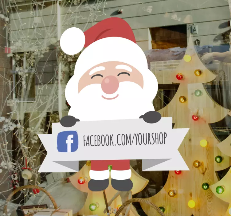 ビジネスのためのクリスマスのフェイスブックのステッカー - TENSTICKERS