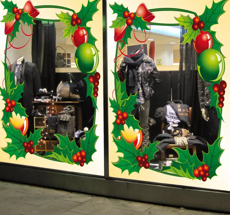 クリスマスフレームデカール - TENSTICKERS