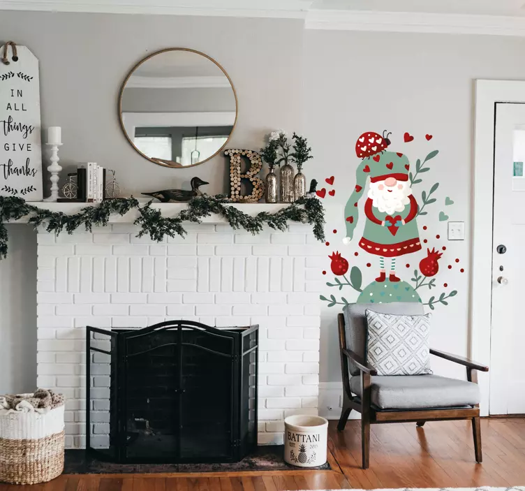 クリスマスノームクリスマスステッカー - TENSTICKERS