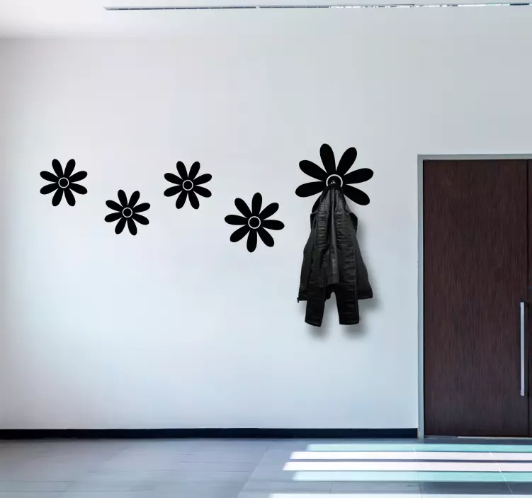 動物 シール フラワーフックアレンジメント - TENSTICKERS