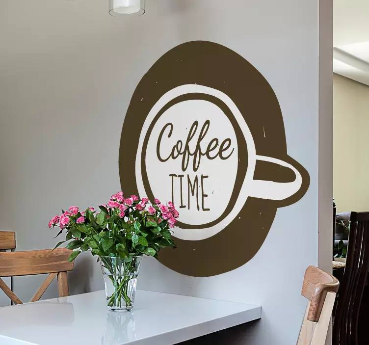 コーヒードリンクビニールステッカー - TENSTICKERS