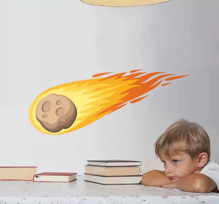 彗星落下スペースウォールステッカー - TENSTICKERS