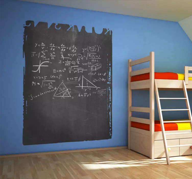 クール都市の黒板のステッカー - TENSTICKERS