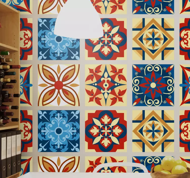 Crifitioセメントタイルタイルステッカー - TENSTICKERS