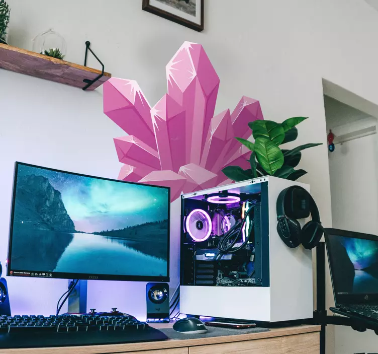 クリスタルクォーツティーンエイジウォールデカール - TENSTICKERS